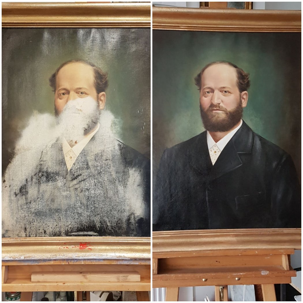 Le tambourin peint, atelier de restauration de tableaux et objets peints 1
